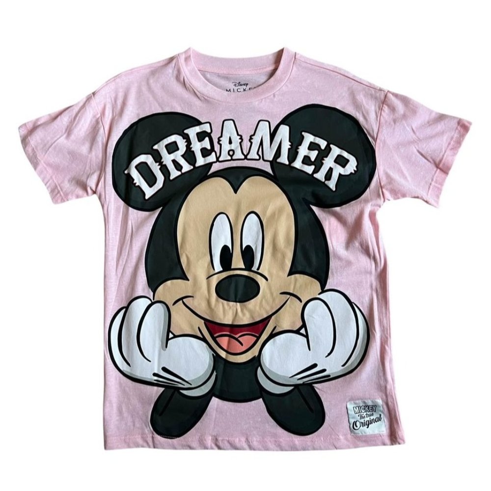 Mickey Mouse Dreamer Pink Shirt Junior’s size XS